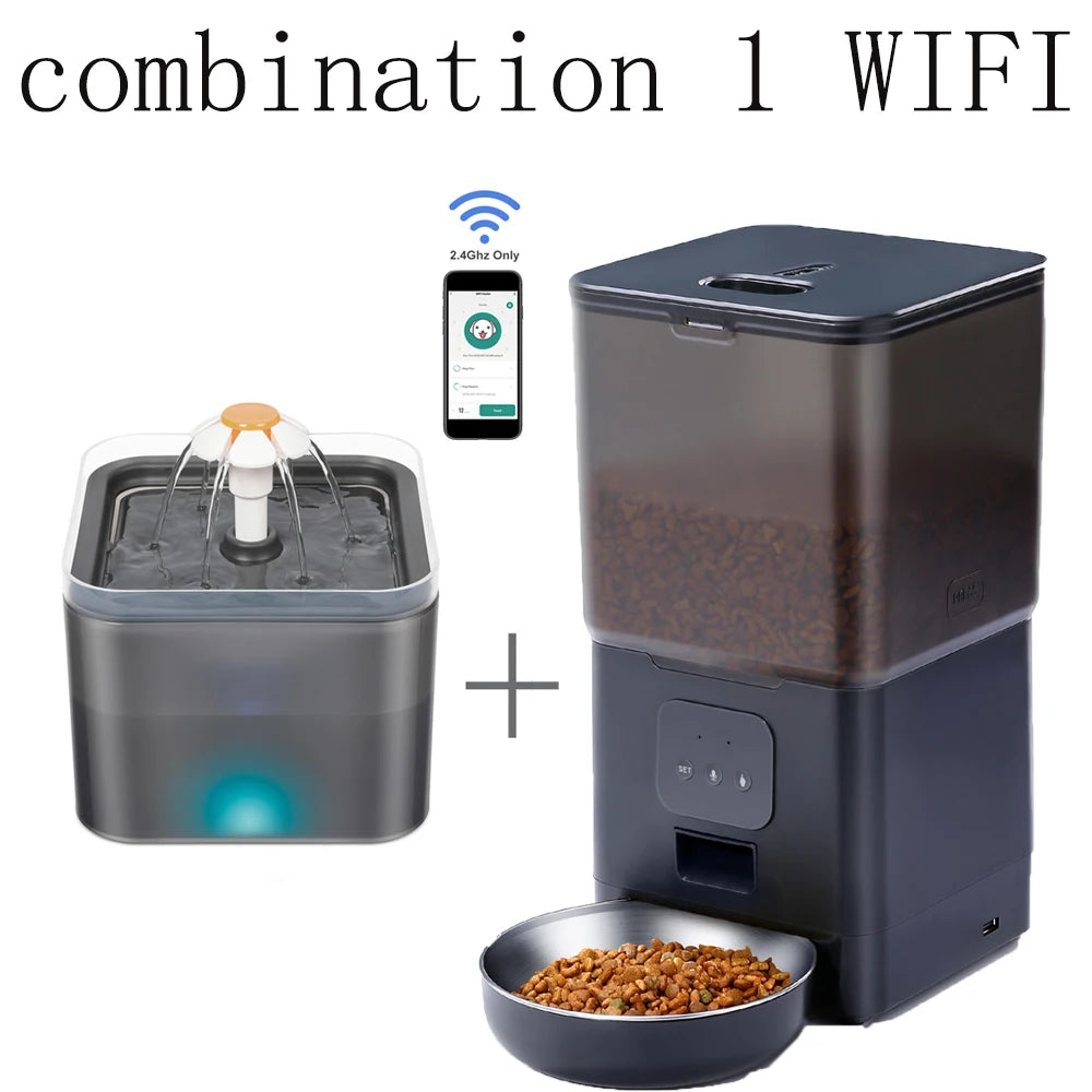 6L Automatic Feeder/ 2L Dispenser Feeding Bowl