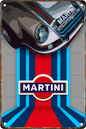 Retro Gulf Racing Metal Poster