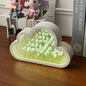 Cloud lamp with tulips / LED/ mirror/ table lamp