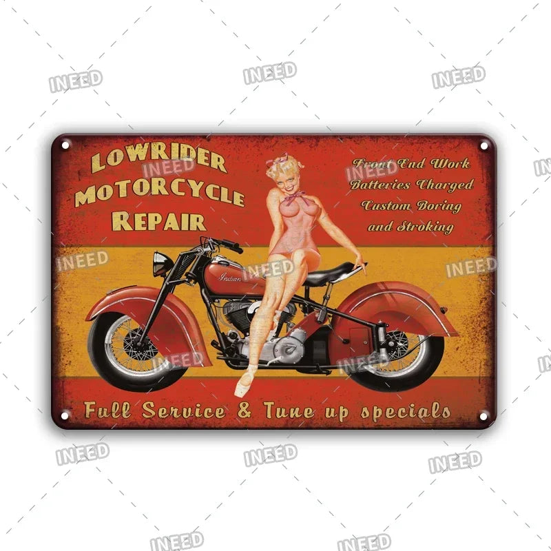 Aluminum poster