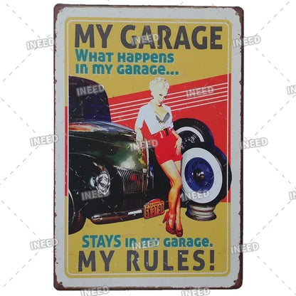 Aluminum poster