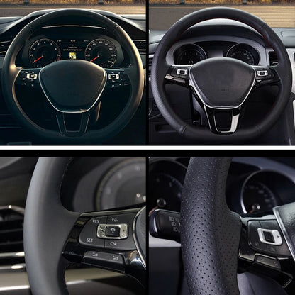 Car Steering Wheel Braid Cover/Microfiber Leather For Seat Leon (Mk2) 2006-2008 Ibiza (6L) 2007