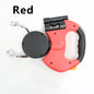 Retractable Dual Doggie Leash with LED Light