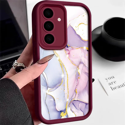 Elegant marble design phone cases for Samsung