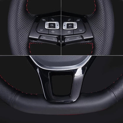 Car Steering Wheel Braid Cover/Microfiber Leather For Seat Leon (Mk2) 2006-2008 Ibiza (6L) 2007