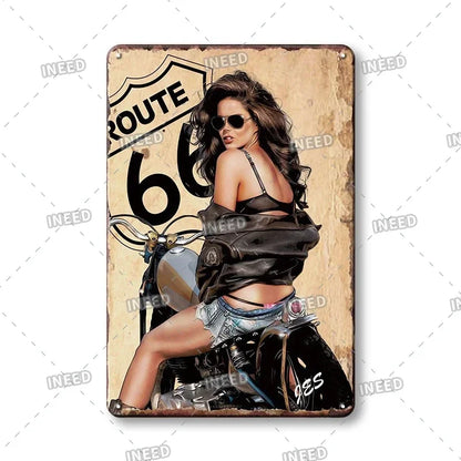 Aluminum poster
