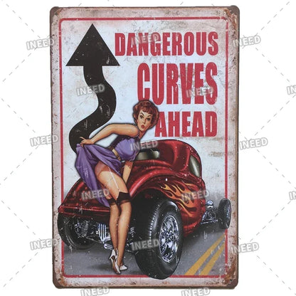Aluminum poster