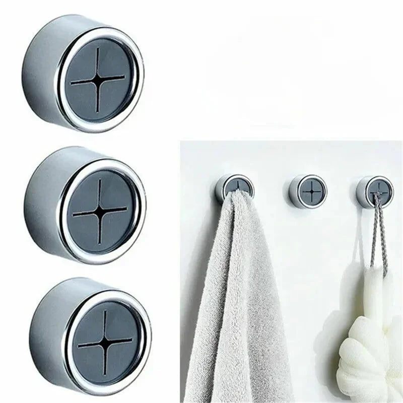 1/2/4PCS  self-adhesive Spiral Towel Holder