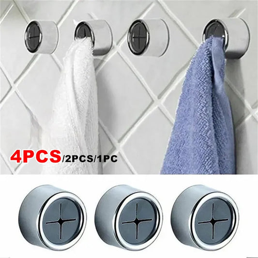 1/2/4PCS  self-adhesive Spiral Towel Holder