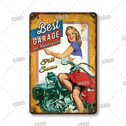 Aluminum poster