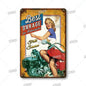 Aluminum poster