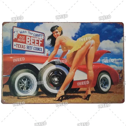 Aluminum poster