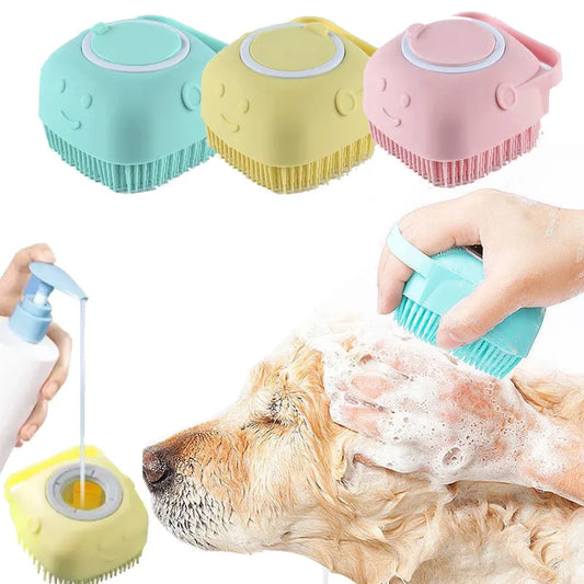 Dog/ Cat Soft Bath Massage Gloves