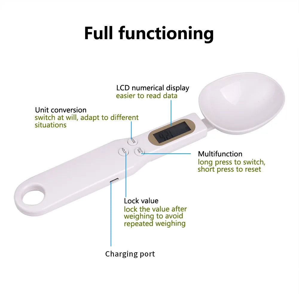 Portable/ Digital Spoon Kitchen Scale