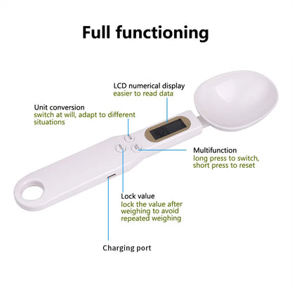 Portable/ Digital Spoon Kitchen Scale