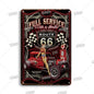 Aluminum poster