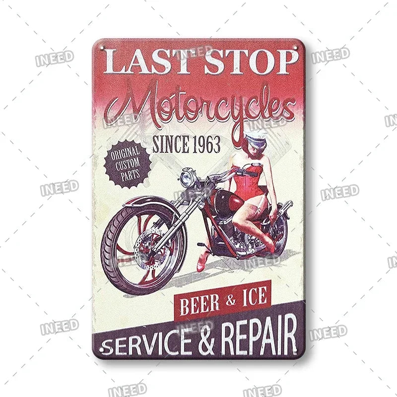 Aluminum poster