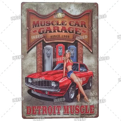Aluminum poster