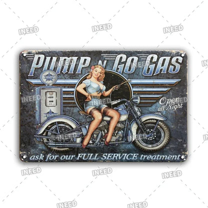 Aluminum poster