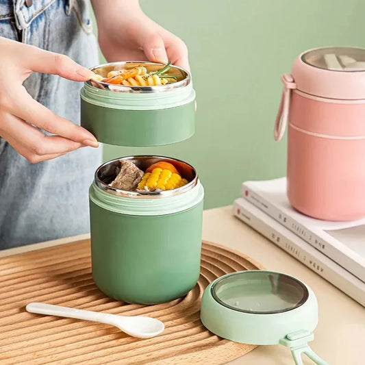 530ml/710ml Stainless Steel Lunch Box