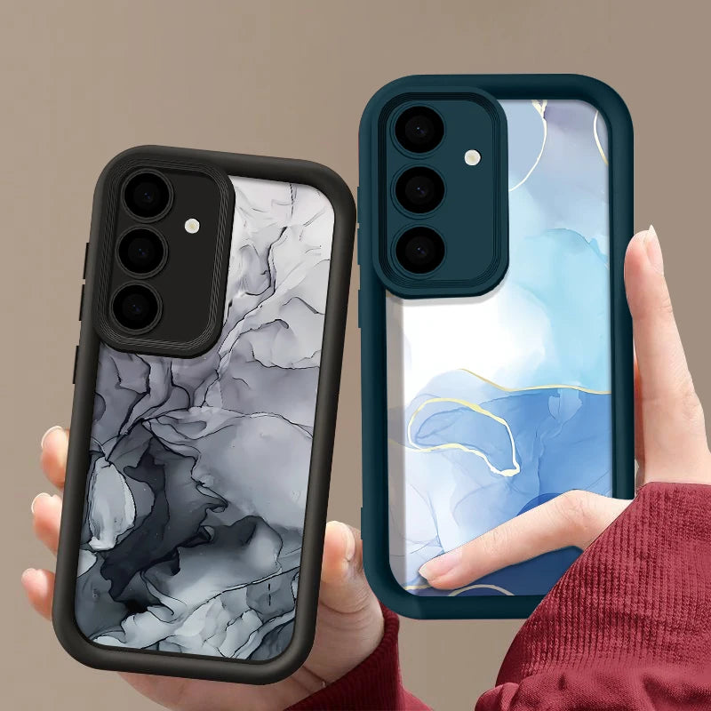 Elegant marble design phone cases for Samsung