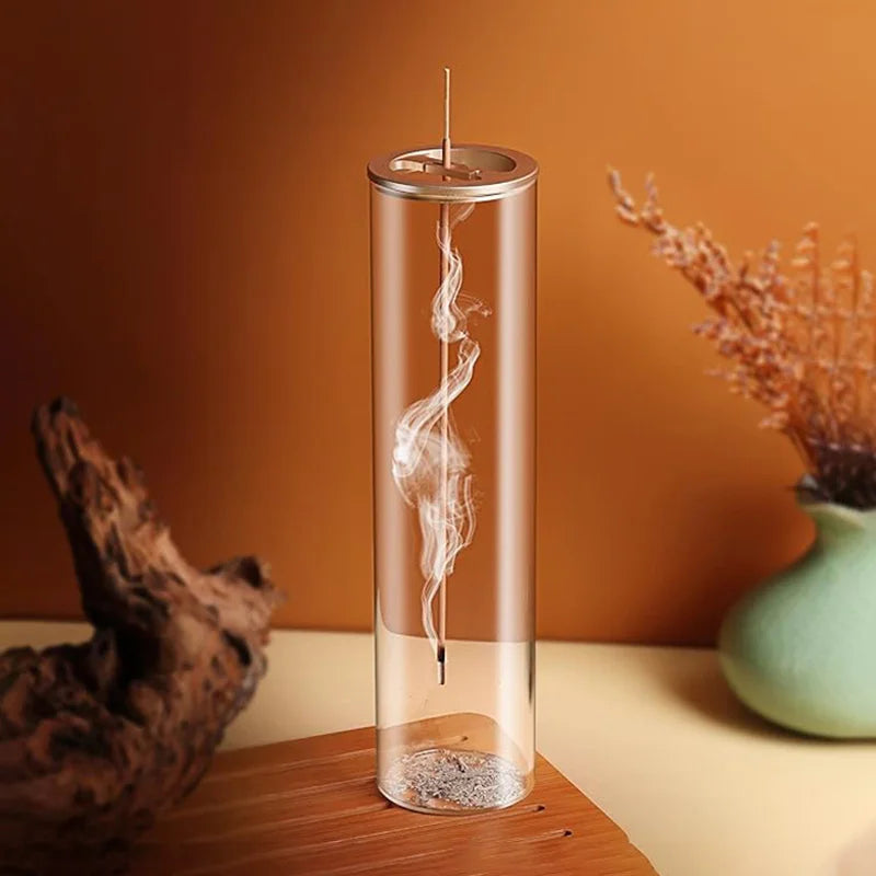 Modern Glass Incense Burner Flying Incense Holder Ash Catcher