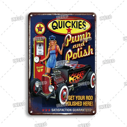 Aluminum poster