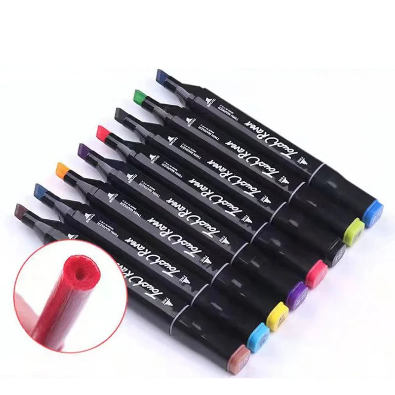 24-80 color double head marker set