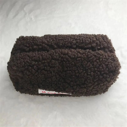 Plush cosmetic bag