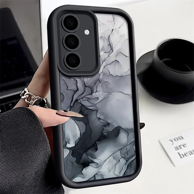 Elegant marble design phone cases for Samsung