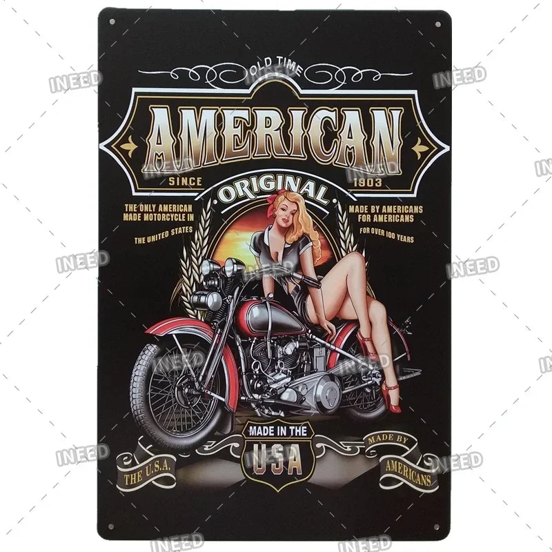 Aluminum poster