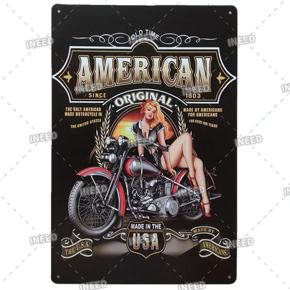 Aluminum poster