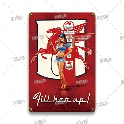 Aluminum poster