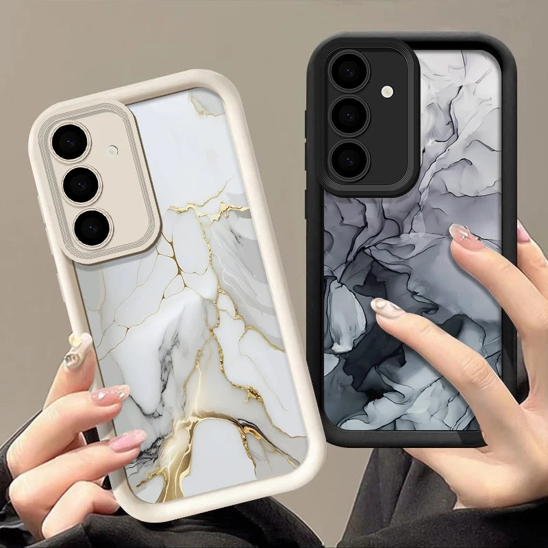 Elegant marble design phone cases for Samsung