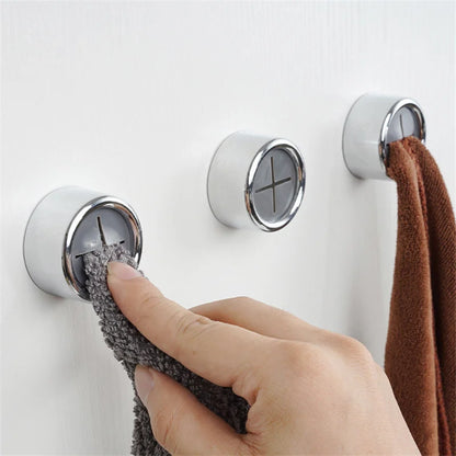 1/2/4PCS  self-adhesive Spiral Towel Holder