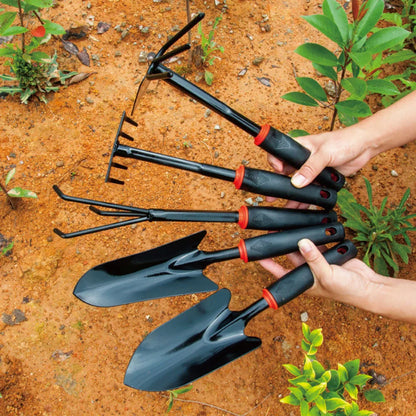 Planting tool for digging and transplanting garden